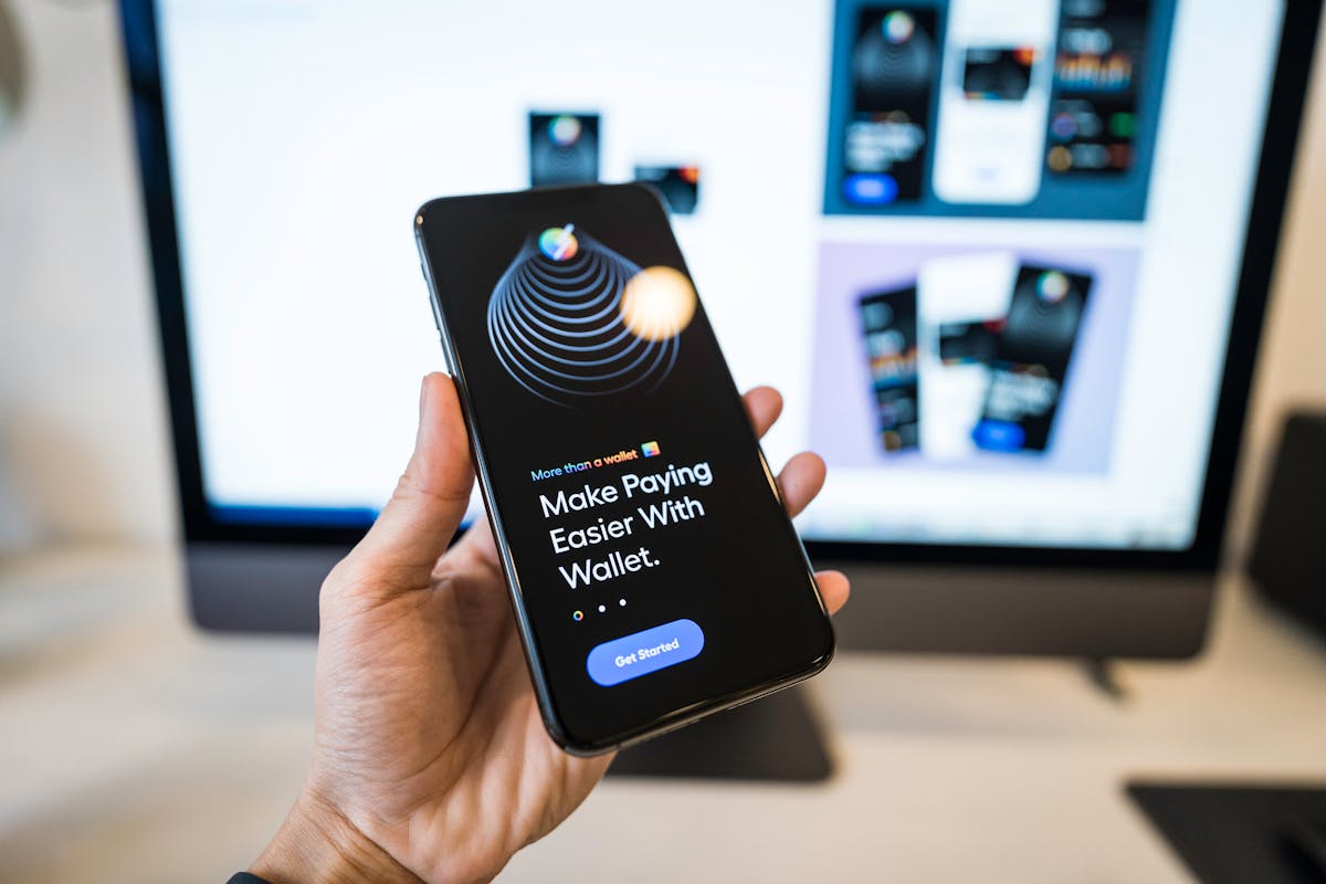 Smartphone showing a digital wallet onboarding screen — Pakistani fintech apps comparison