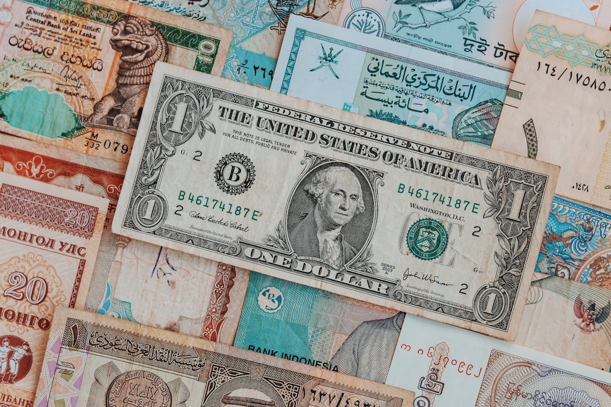 International banknotes including US dollar — Roshan Digital Account remittances